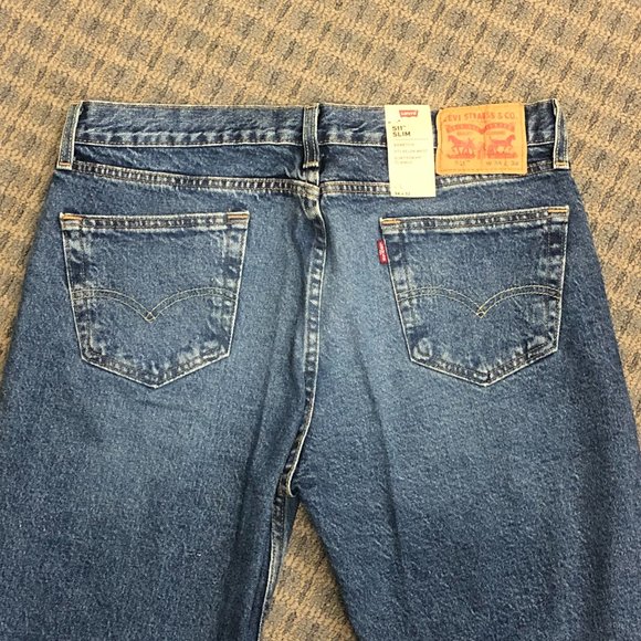 Levi's Men's 511 Slim Fit Stretch Jeans Biscuits 34x32 Pants NWT - Picture 4 of 4